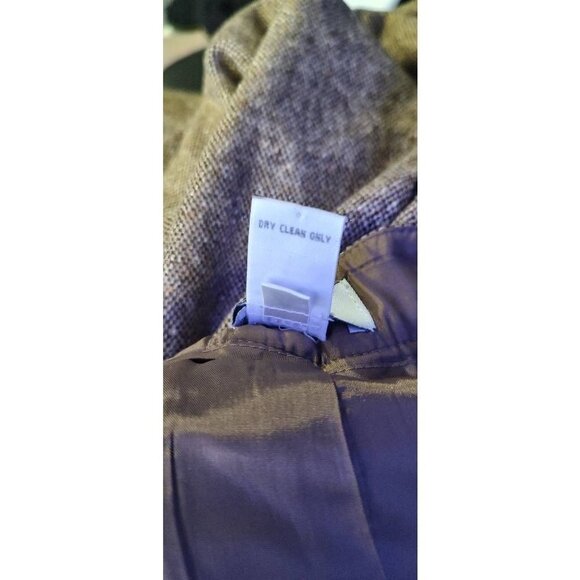 ANN Taylor Loft Womens Dress Career Pants Brown Lined Wool Blend 10 - Picture 7 of 7